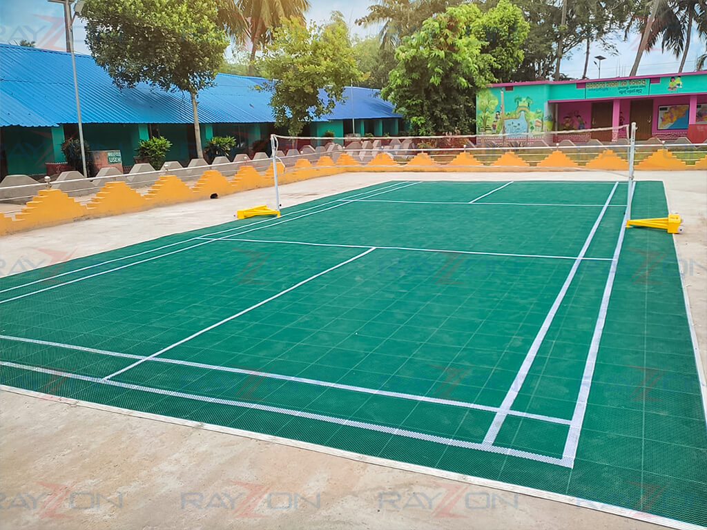 Rayzon PP tiles Badminton Court Site Image