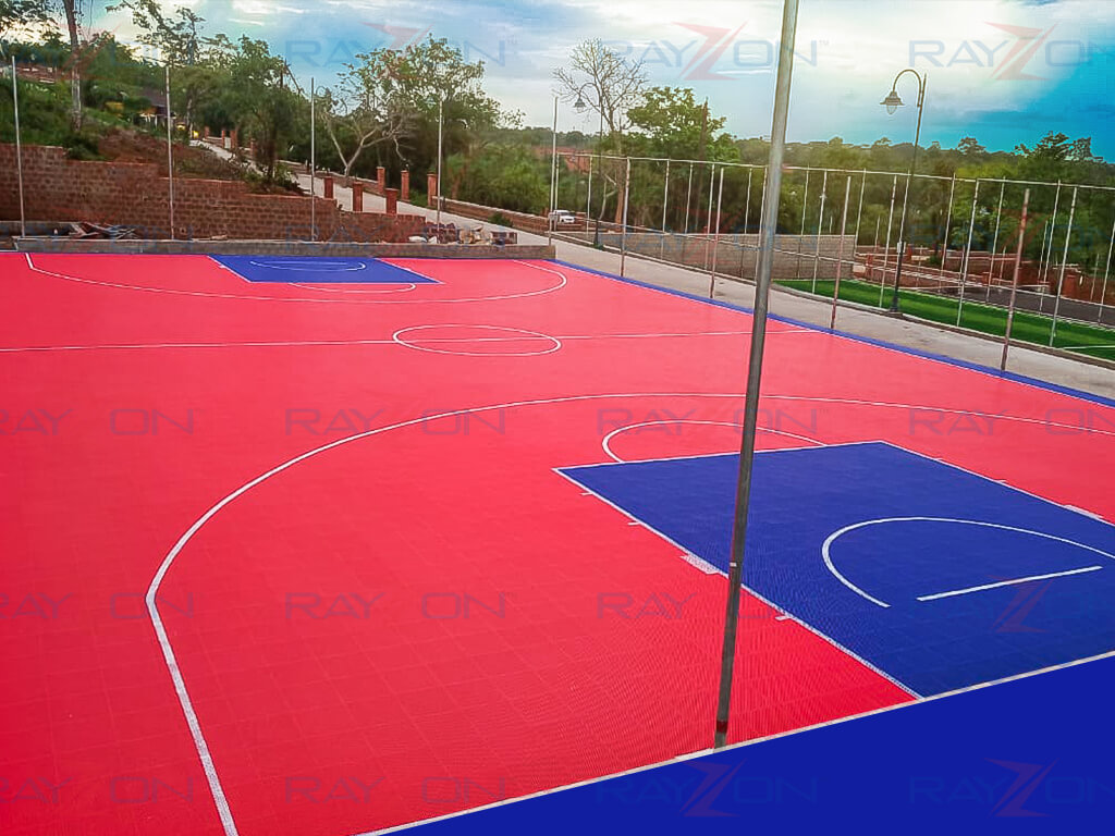PP tiles Basketball court FIBA approved
