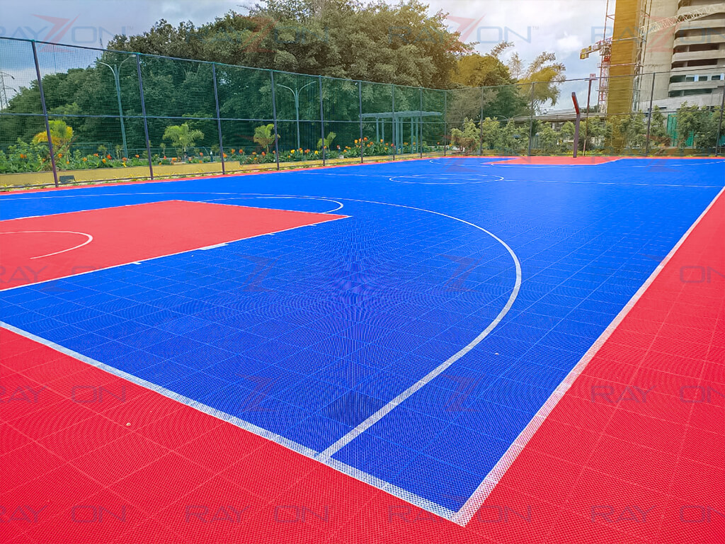 PP tiles FIBA approved Basketballcourt